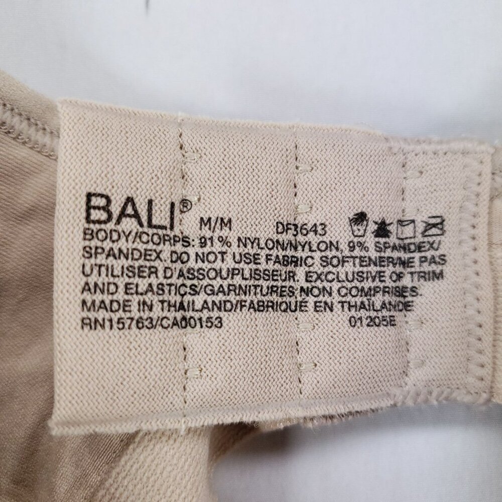 Bali Comfort Revolution Wirefree Bra Size Medium Sand Cool Comfort Nylon/Spandex - Picture 3 of 5